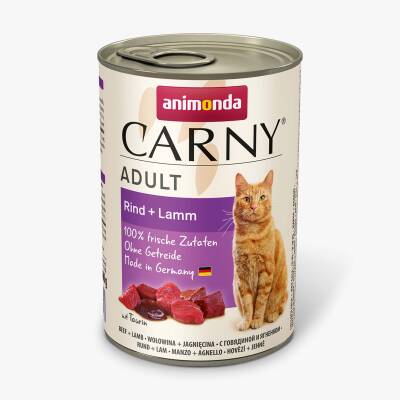 Animonda Carny Adult – for cats, with Beef and Lamb, 400 g - ANİMONDA