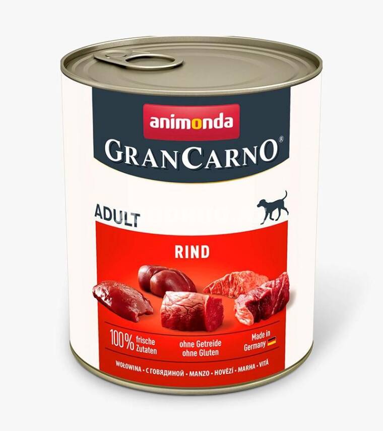 Animonda GranCarno Adult – Mal Əti (Beef) Konservi , 400 qr - 1