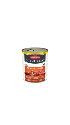 Animonda GranCarno Adult – Pork and Chicken Heart Canned, 800 g - ANİMONDA