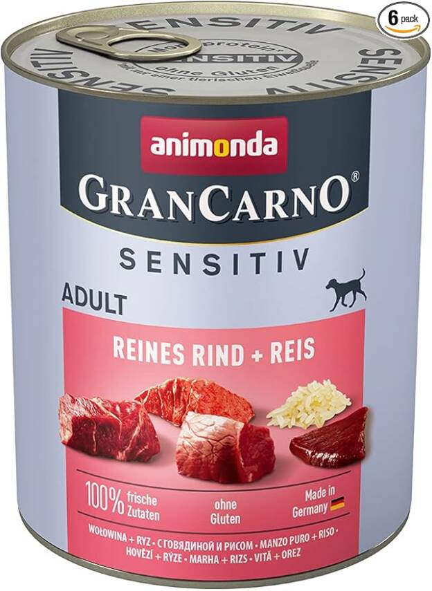 Animonda GranCarno Chicken Wet Food for Large Adult Dogs, 800 g - 1