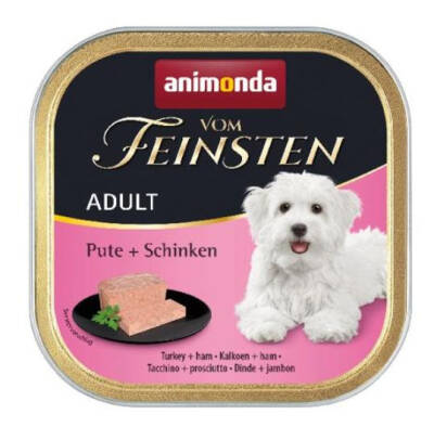 Animonda Vom Feinsten Adult – wet food with turkey and ham, 150 g - ANİMONDA