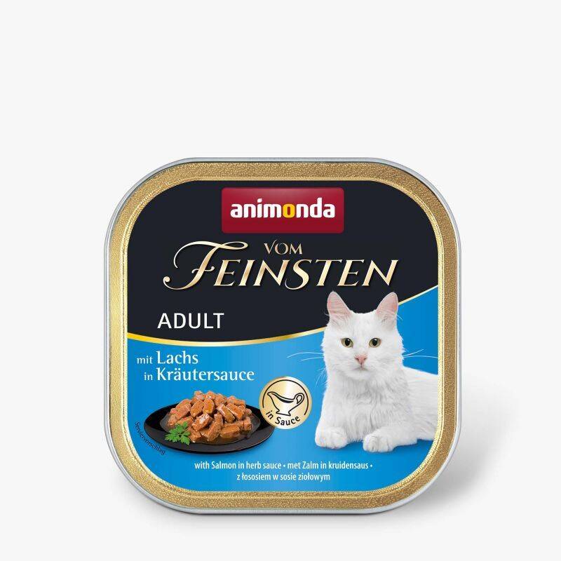 Animonda Vom Feinsten Adult – with salmon in herb sauce, 100 g - 1