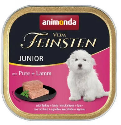 Animonda Vom Feinsten Junior-Hinduşka və Quzu əti tərkibli yaş yem , 150 qr - ANİMONDA