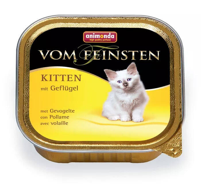 Animonda Vom Feinsten pâté wet food for adult cats, poultry, 100 g - 1