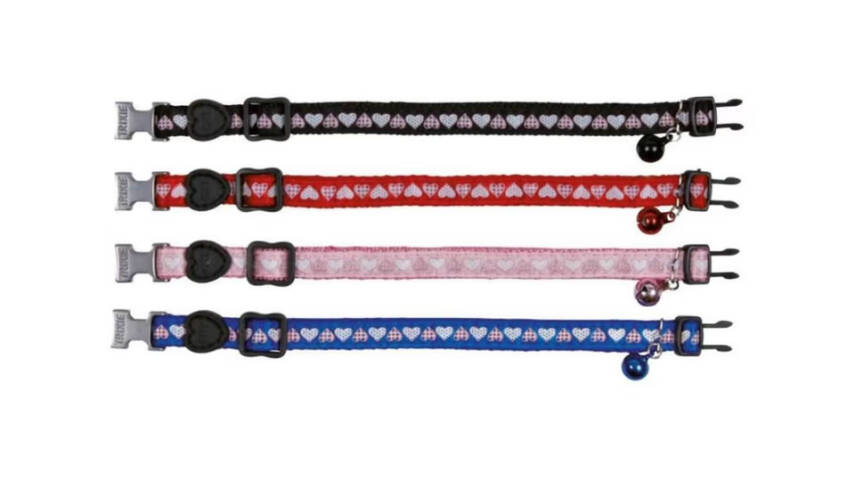 Cat collar, ürək motivli (müxtəlif) - 1