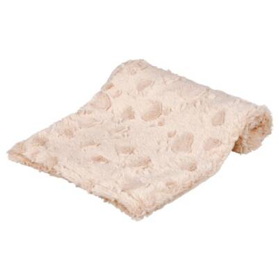 Cosy örtük (blanket), strukturlu və yumşaq, 70×50 sm, bej - 