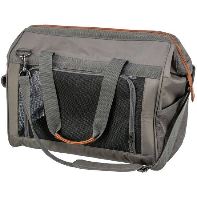 FINA Pet çanta, 43×26×32 sm, boz-qəhvəyi, polyester - 1