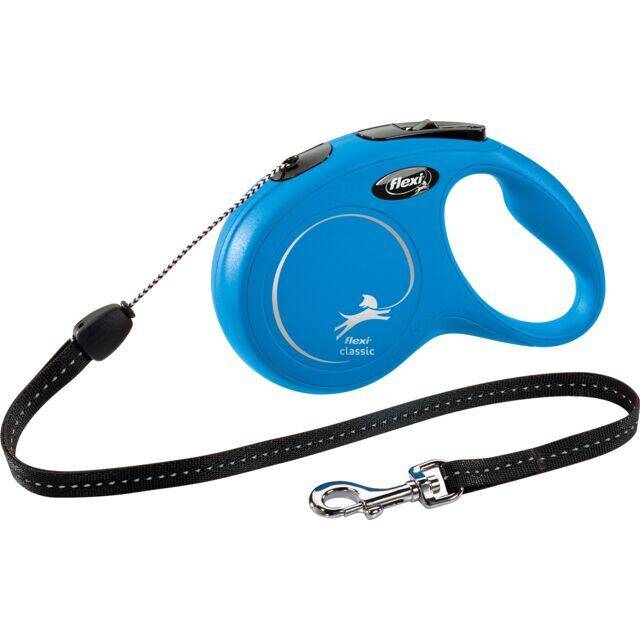 Flexi Klassik şnur qurğusu, S: 8 m, mavi - 1