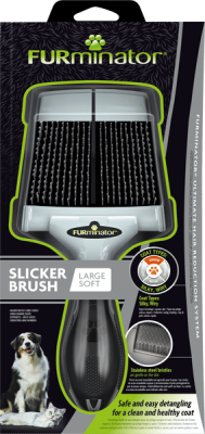 FURMINATOR Yumşaq külləyi yüzək cins itlər üçün yüzək külklə yarma firçası - FURMINATOR