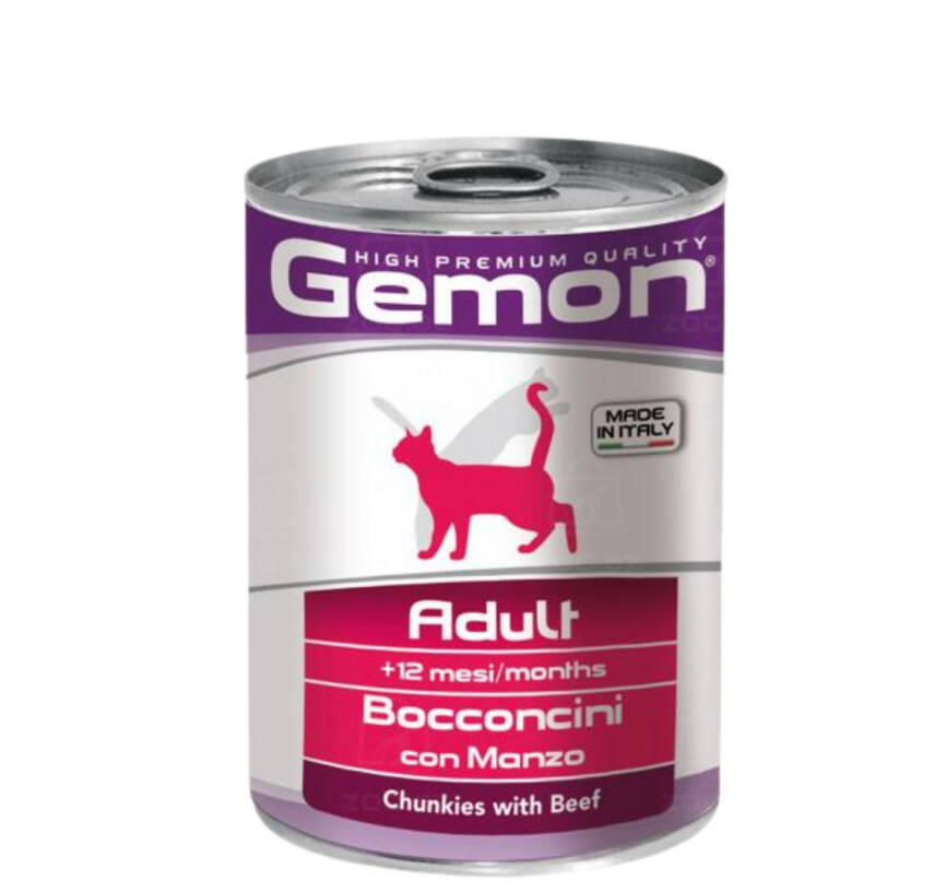 GEMON Adult Cat Beef 415 g - 2