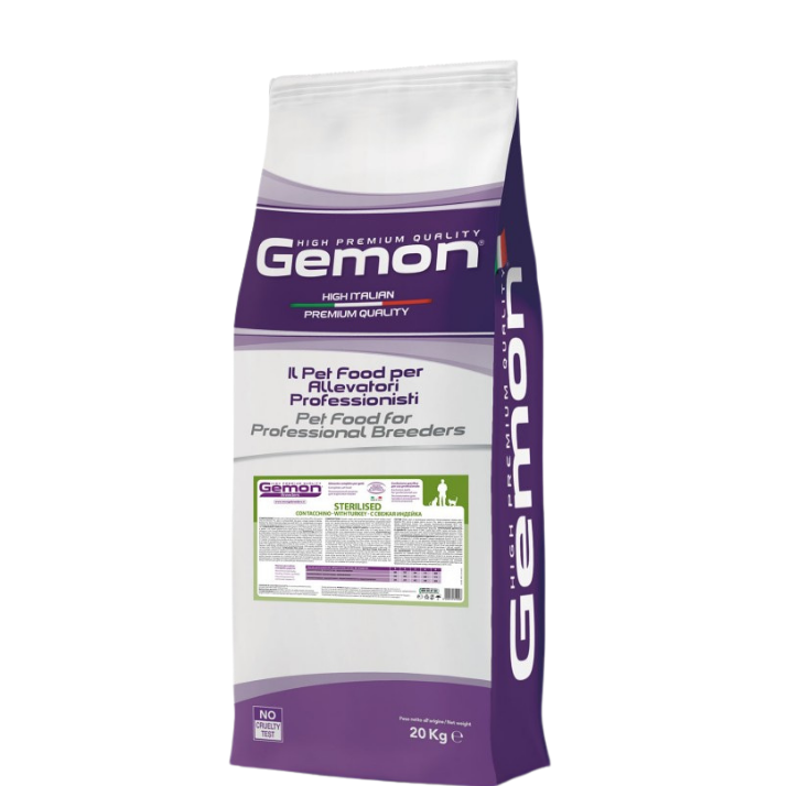 GEMON BFB Sterilized Turkey - Sterilizə olunmuş pişik üçün yem. Hind toyuğu 20 kq - 1