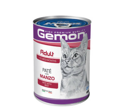 GEMON CAT ADULT PATE BEEF 400 qr - 3