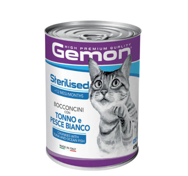 GEMON Cat Sterilized Tuna Okean fish 415 qr - 3