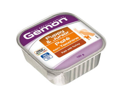 GEMON Dog Puppy & Junior with Turkey, 150 g - GEMON
