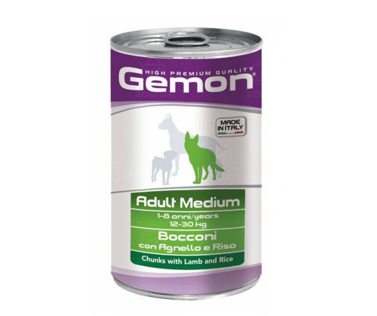 GEMON konserv Lamb & Rice - İt üçün konserv. Quzu əti/ düyü 1250 qr - 1