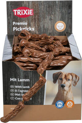 İtlər üçün kolbasa zənciri, quzu əti dadlı, 8 sm / 8 q - 