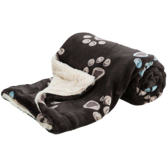 Jimmy örtük (blanket), yumşaq plush, 100×70 sm, taupe bej - 1