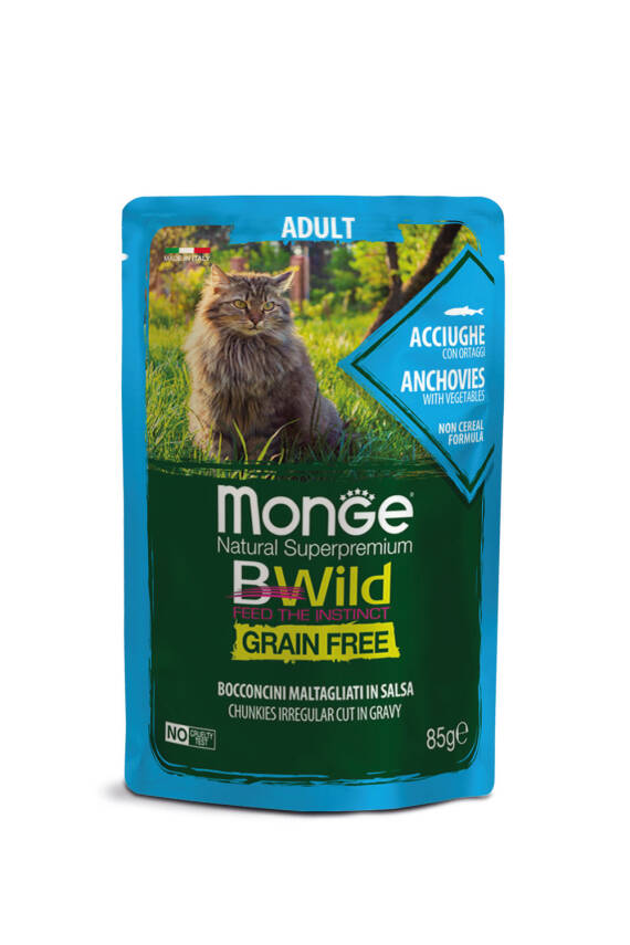 Monge BWILD Cat Pouch Sterilised с диким кабаном, 85 г - 1