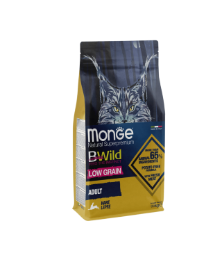 Monge Bwild Monge Cat Bwild Low Grain Hare Meat 10 kq - MONGE