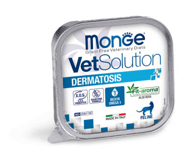 Monge Cat Food Vetsolution Dermatosis Grain Free 100 qr - 