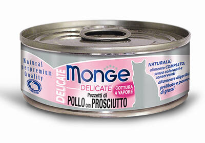 Monge - Chicken with ham 80 qr - 