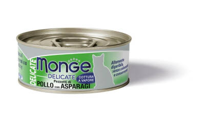 Monge Delicate Cat Food with Chicken and Asparagus 80 (qr) - 
