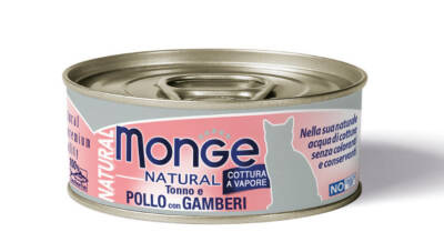 Monge – Jelly Pezzetti di Tonno con Gamberi (80 q) - 