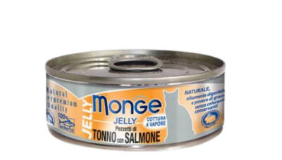 Monge Monge – Jelly Pezzetti di Tonno con Salmone (80 q) - 