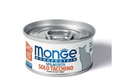 Monge Monoprotein Cat Food with Turkey 80 (qr) - 