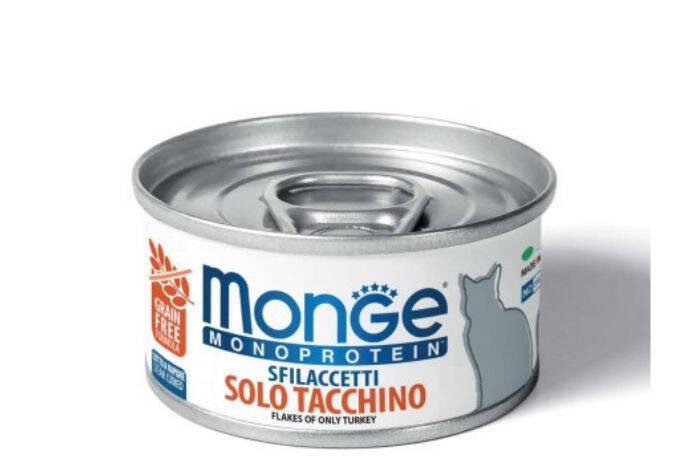 Monge Monoprotein Cat Food with Turkey 80 (qr) - 1