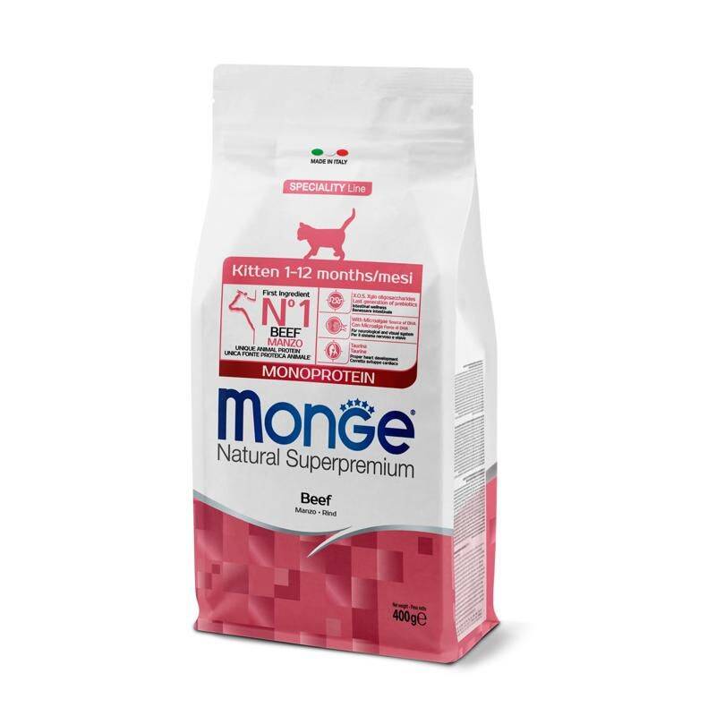 Monge NATURAL MONOPROTEIN LINE KITTEN BEEF 400 qr - 1