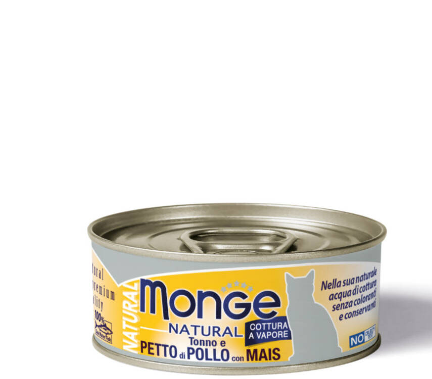 Monge Natural Tonno e Petto di Pollo con Mais (80 г) - 1