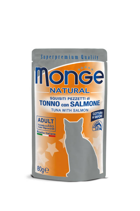 Monge Tuna with Salmon in Jelly (80 q) - 1