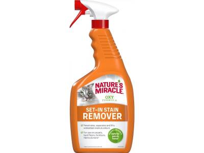 Средство для гигиены кошек Nature’s Miracle Set-Oxy, удаляющее пятна и запахи, 709 мл - Natures Miracle
