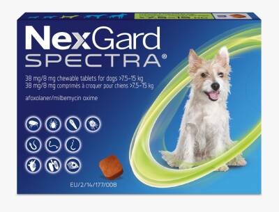 Nexgard Spectra M 7.5 - 15 кг 38/8 MG - NexGard