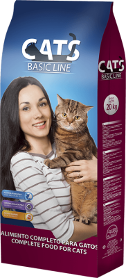 ORTİN Cats Basic Line -pişik üçün yem / 20 kq - 