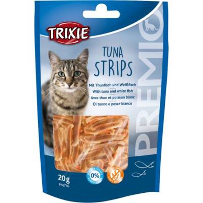 PREMIO Tuna Strips – pişiklər üçün ton balıqlı zolaqlar, 20 q - 