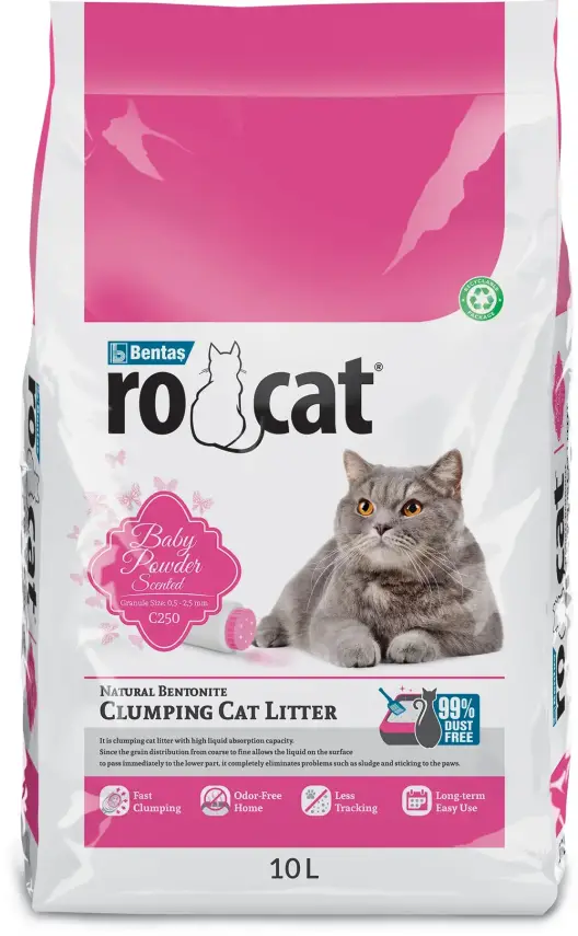 Rocat Baby powder Compact cat litter10 LT - 1