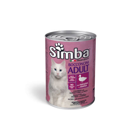 SIMBA Консервы для взрослых кошек с уткой, 415 г - SIMBA