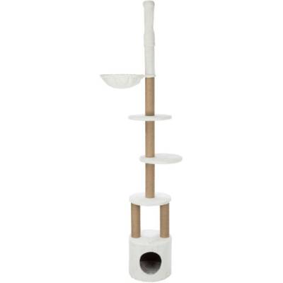 Trixie Cat Tree Ivan, 39×39×82 sm, dirək diam. 9 sm, açıq boz - 