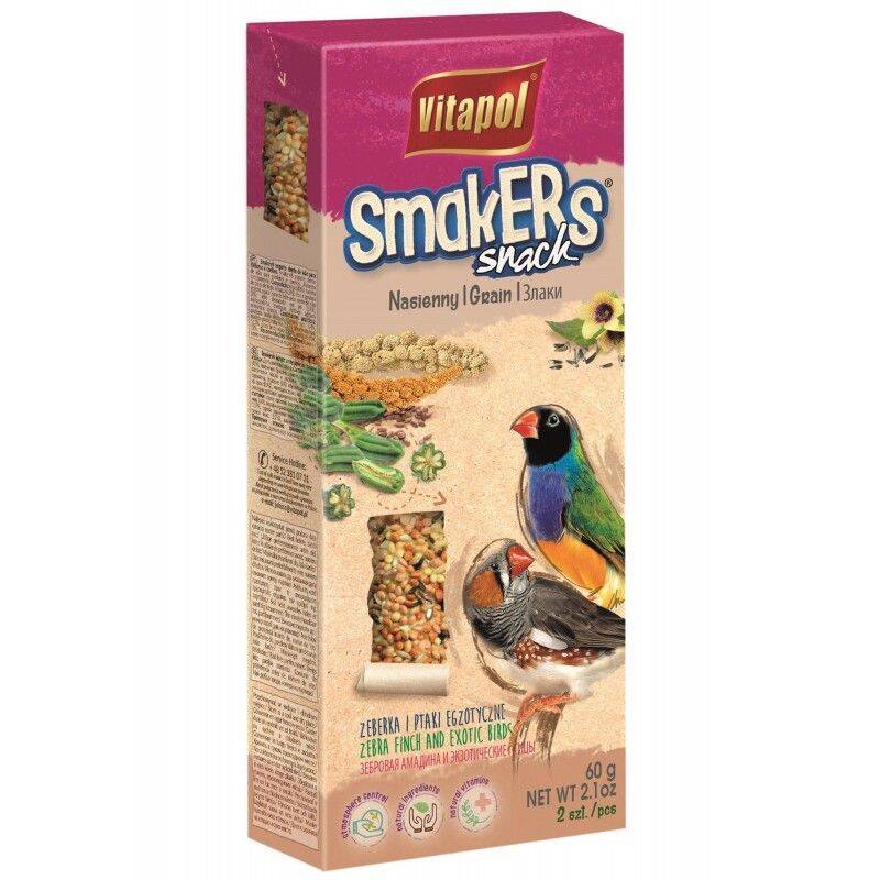 Vitapol Smakers Finches və ekzotik üçün taxıl çubuqlar, 2 əd (90g) - 1