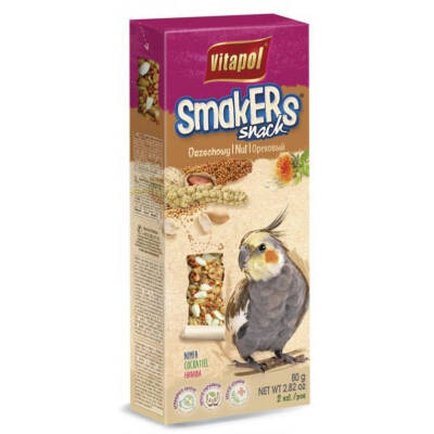 Vitapol Smakers kakadular üçün qoz və fındıq ilə taxıl çubuqlar 2 əd (90g) - VİTAPOL
