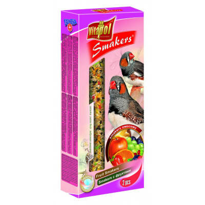 Vitapol Smakers meyvə ilə ispinozlar üçün taxta çubuqlar, 2 əd (90g) - VİTAPOL