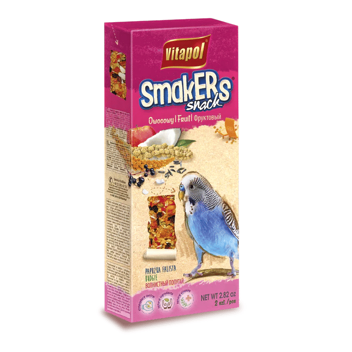 Vitapol Smakers meyvə tərkibli çubuq şəkilli , tutuquşular üçün 2 ədəd (90g) - 1